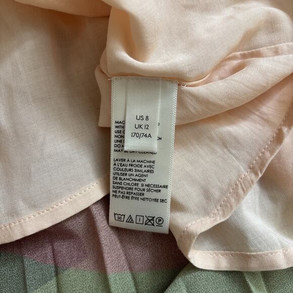 Anthropologie Maeve Consuela Pleated Maxi Skirt Pull-On Womens Size 8 NWT - Picture 10 of 11